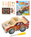DIY Wooden Kits w/ Stickers - Kids Building Kit - Stem Building Toys - Wood Crafts for Kids - Building Kits for Kids - Woodworki