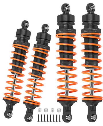 ARRCat Big Bore RC Shock for Slash 4WD 4x4 Upgrades Parts, 1/10 Stampede 4WD 4x4,Hoss 4WD 4x4,Rustler 4WD 4x4,4PCS Aluminum Full