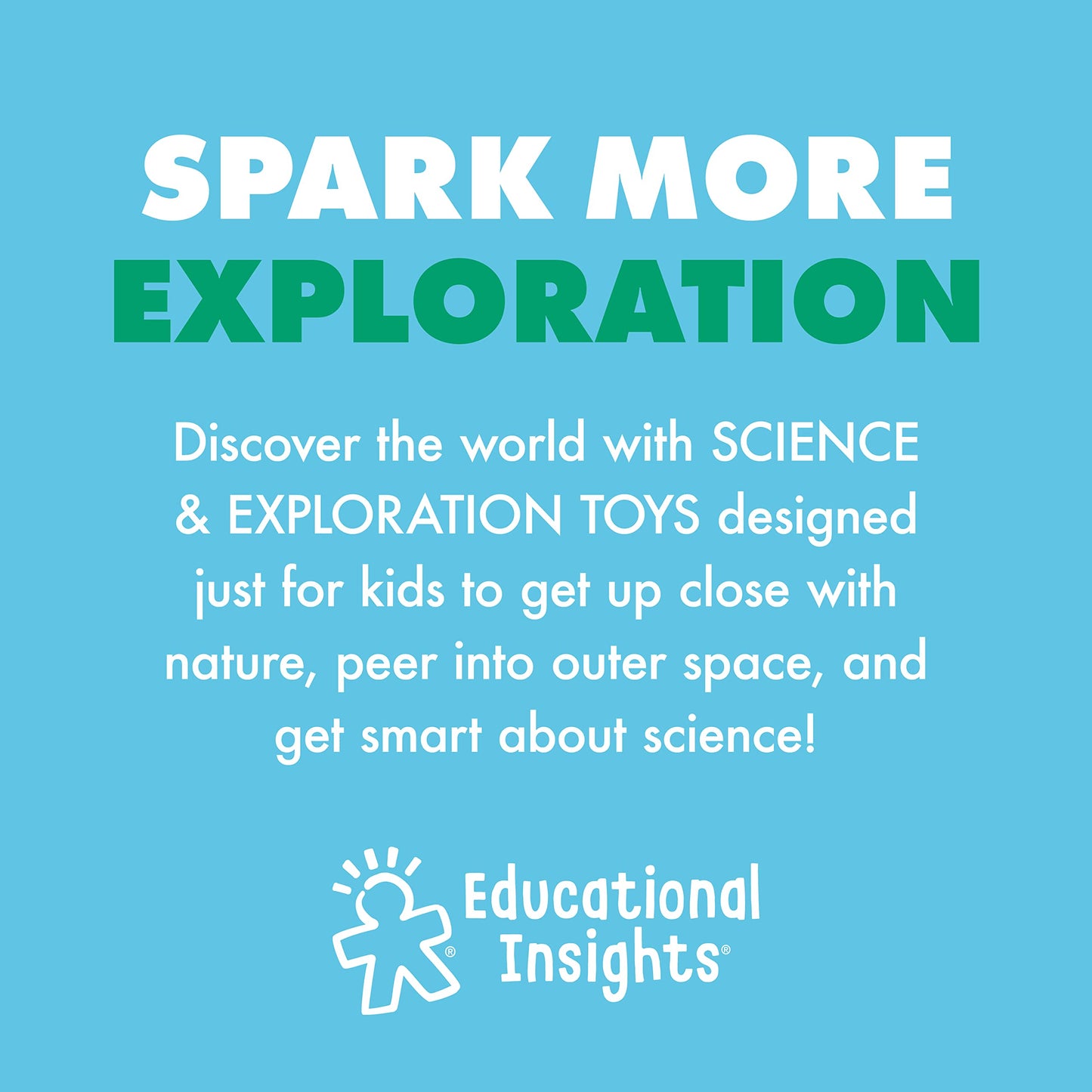Educational Insights GeoSafari Jr. Talking Wildlife Camera, STEM Toy for Ages 4+, Multi-color, Medium Size, Model 8808