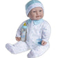 Caucasian 20-Inch Large Soft Body Baby Doll | Jc Toys - La Baby | Washable |Removable Blue Outfit W/ Hat And Pacifier| For Children 2 Years +