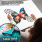 Butterfly Oasis - 350 Piece Wooden Puzzles for mature-themeds - 16.1 x 15.1 in - Extra-Thick 5 mm Wood Puzzle  Hand-Shaped Pieces  Nature Life Mosaic Design - enhanced Gift for Puzzle Lovers by LEOGOR