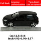 ERBADIHAGO Model Car Volkswagen Golf GTI Toy Car 1/36 Model Cars Metal Collect Car with Pull Back Toy Cars for Boys Children(Bla