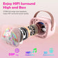 Mini Karaoke Machine For Kids Adults,Portable Bluetooth Karaoke Speaker For Adults Kids With 2 Microphones For 6 7 8 9 10 11 12