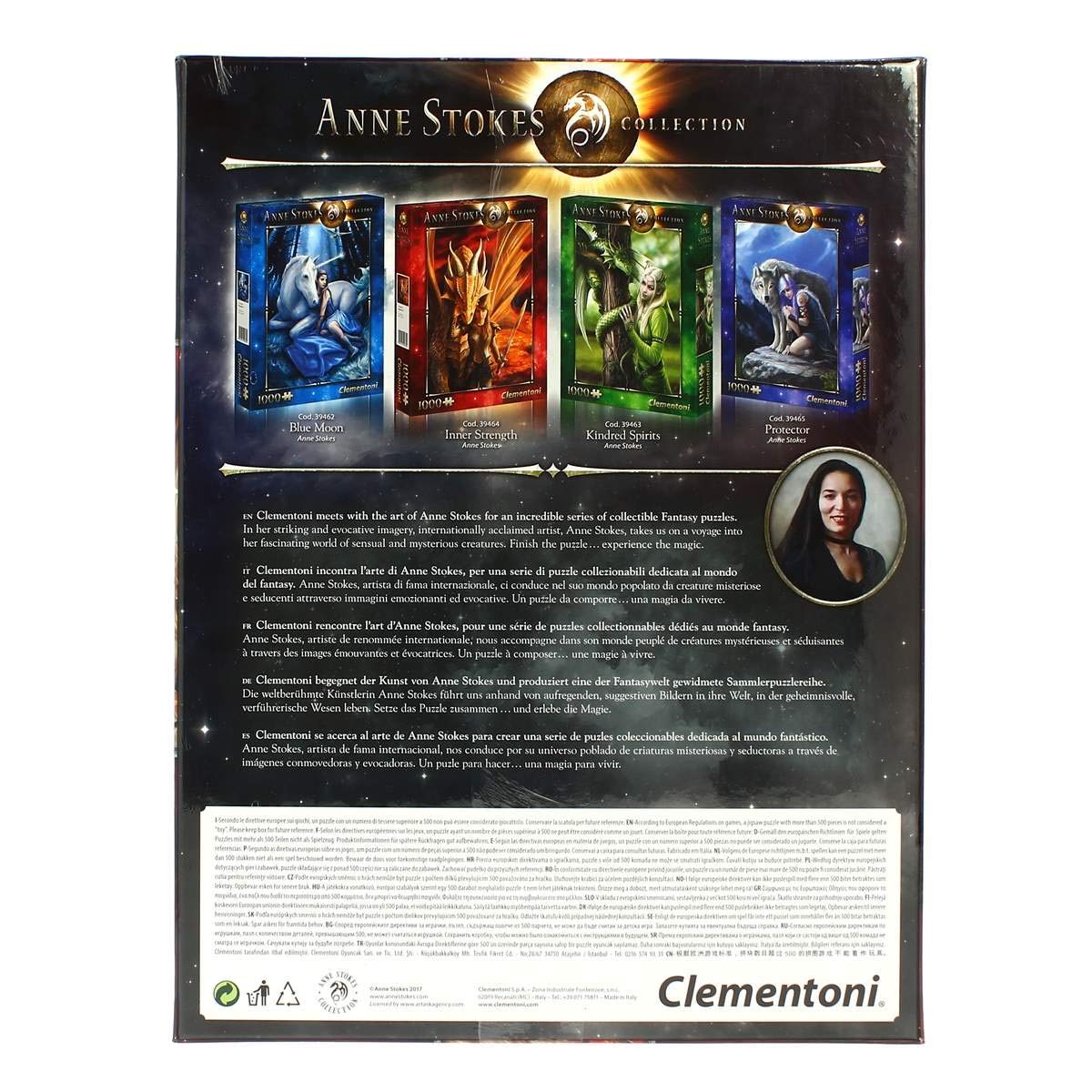 Clementoni - 39464 - Anne Stokes Collection - Inner Strenght Puzzle For Adults And Children - 1000 Pieces