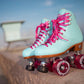 Moxi Beach Bunny Roller Skates - Fashionable Womens Roller Skates | Blue Sky | Size 9