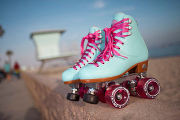 Moxi Beach Bunny Roller Skates - Fashionable Womens Roller Skates | Blue Sky | Size 9