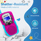 Retevis RT388 Kids Walkie Talkies - 2 Way Radio, 22 CH, Clear Sound, Flashlight, Blue Pink, Toys for 6-12 Year Olds, Outdoor Games