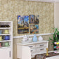 Iland Originality Dollhouse Wallpaper 39 * 15.7 Inch, Dollhouse Accessories On 1:12 Scale Or 1:6 Scale (Flourish)