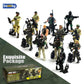 Baimiby Army Men Soldiers  12 Pcs Soldiers Toy Special Force Action Figure with  Military Soldier Playset Army Toy Set Birthday Gift for Toddler Boy 3+