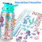 Decorate Your Own Water Bottle Kits For Girls Age 4 5 6 7 8 9 10-12 Year Old Girl Gifts, Mermaid Gem Diamond Painting Crafts, Di