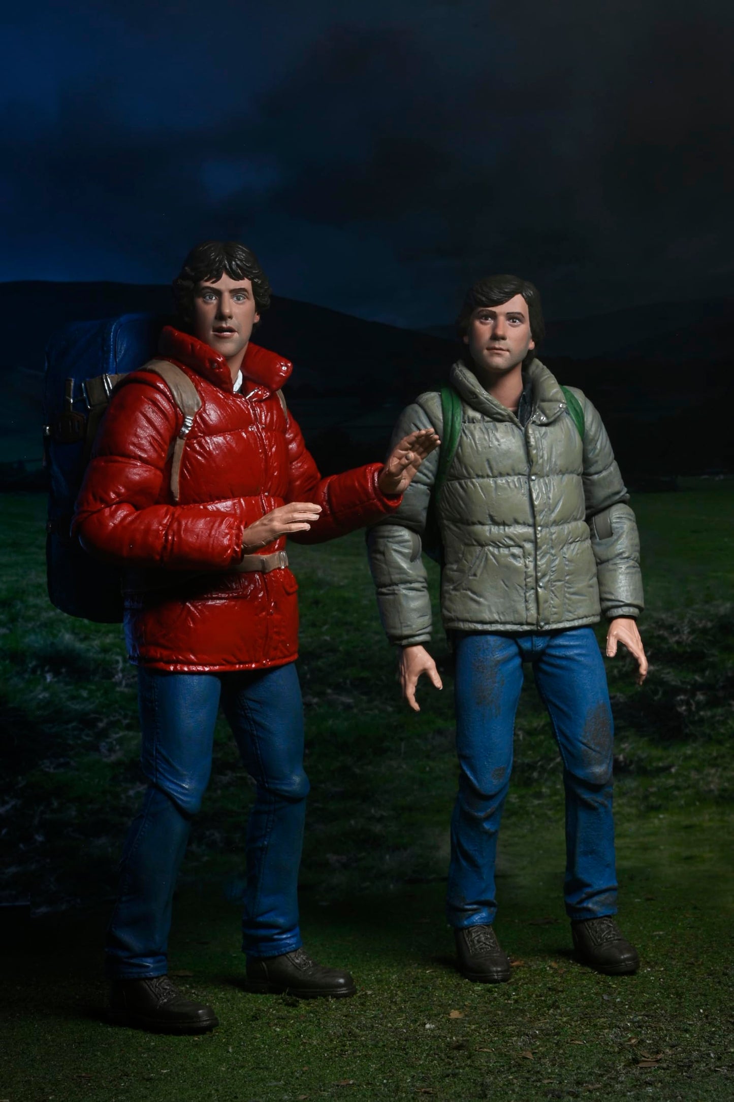 An American Werewolf In London - 7    Scale Action Figures - Jack And David 2 Pack