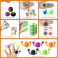 Max Fun 132pcs Halloween Party Toys Assortment for Kids Halloween Party Favors Prizes Box Toy Assortment Classroom Trick Treatin