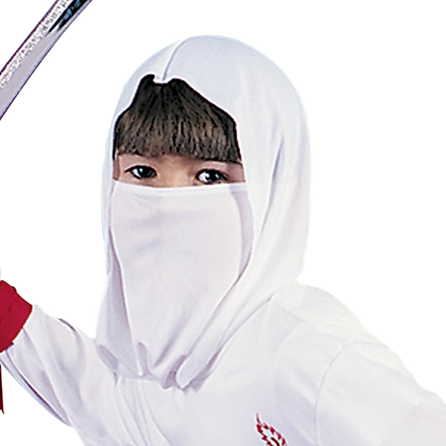 Fun World White Ninja Costume, Large 12-14, Multicolor
