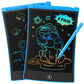 Tekfun 2 Pack Lcd Writing Tablet With 4 Stylus, 8.5In Erasable Doodle Board Mess Free Drawing Pad For Kids, Car Trip Educational