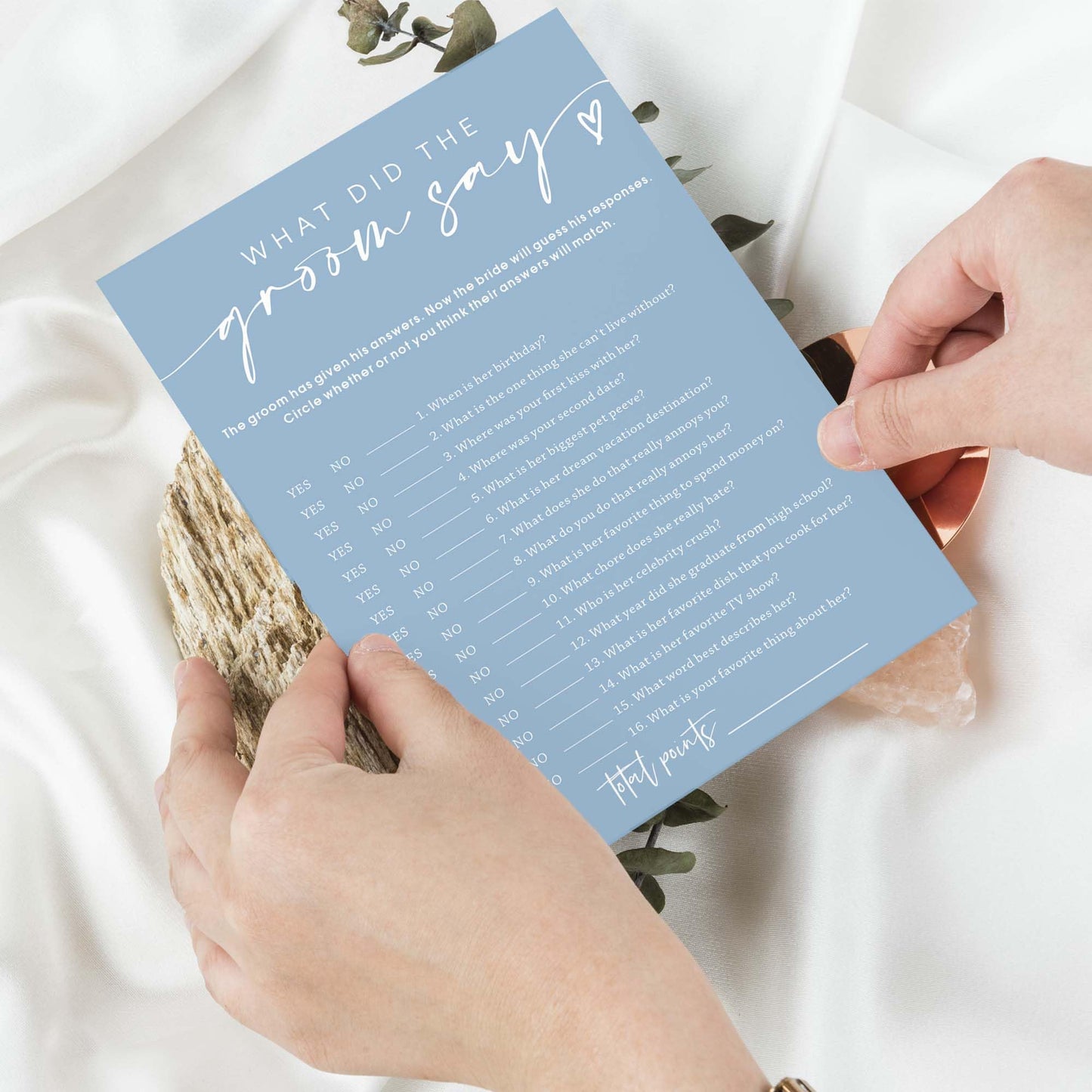 Bridal Shower Games Cards, What Did The Groom Say, Bridal Shower Games 25 Guests, Engagement Party Wedding Games For Guests, Min
