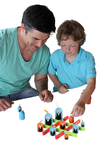 Gobblet Gobblers Tic Tac Toe 2 Players Fun Strategy Board Game - Award Winning Kids And Family Friendly Educational Board Game By Blue Orange Games- Ages 5+ (105)