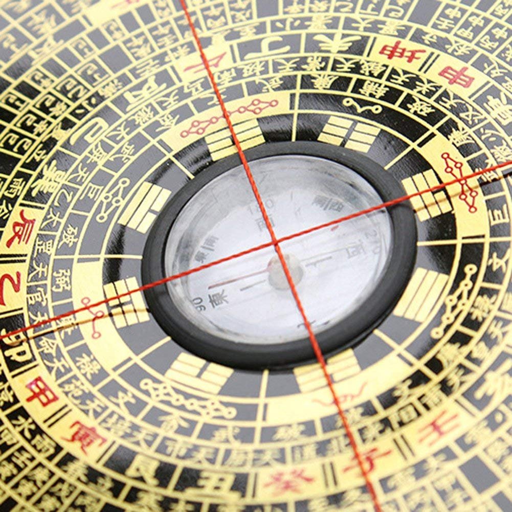 Fengshuige 5.3 Inch Feng Shui Compass Luo Pan/Chinese Ancient Chinese Compass