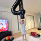 Race Car 4 Balloon, Number Balloons 40 Inch, 4Th Black Party Decorations, Racecar Birthday Decorations Four Large Numbers For Pa