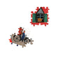 eeBoo: Piece and Love Whimsical Village 1000-piece Square mature-themed Jigsaw Puzzle  Jigsaw Puzzle for mature-themeds and Families  Includes Glossy  Sturdy Pieces and Minimal Puzzle Dust
