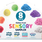 Chuckle & Roar Sensory Sampler - 8 Fidget Activities for Preschoolers - Medium, Multicolor, Plastic - Ages 3+ - Model 64317