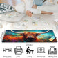 Highland Cow And Flowers For Mtg & Tcg Playmat Mouse Pad,Bfdhgqzc 24'' X 14'' Game Mat For Mtg/Rpg/Ccg Trading Card Game Playmat