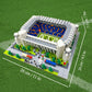 GOTIMON Micro Mini Blocks Football Stadium Set, 4575 Pieces, Plastic, White/Blue/Orange/Green, Model GT070