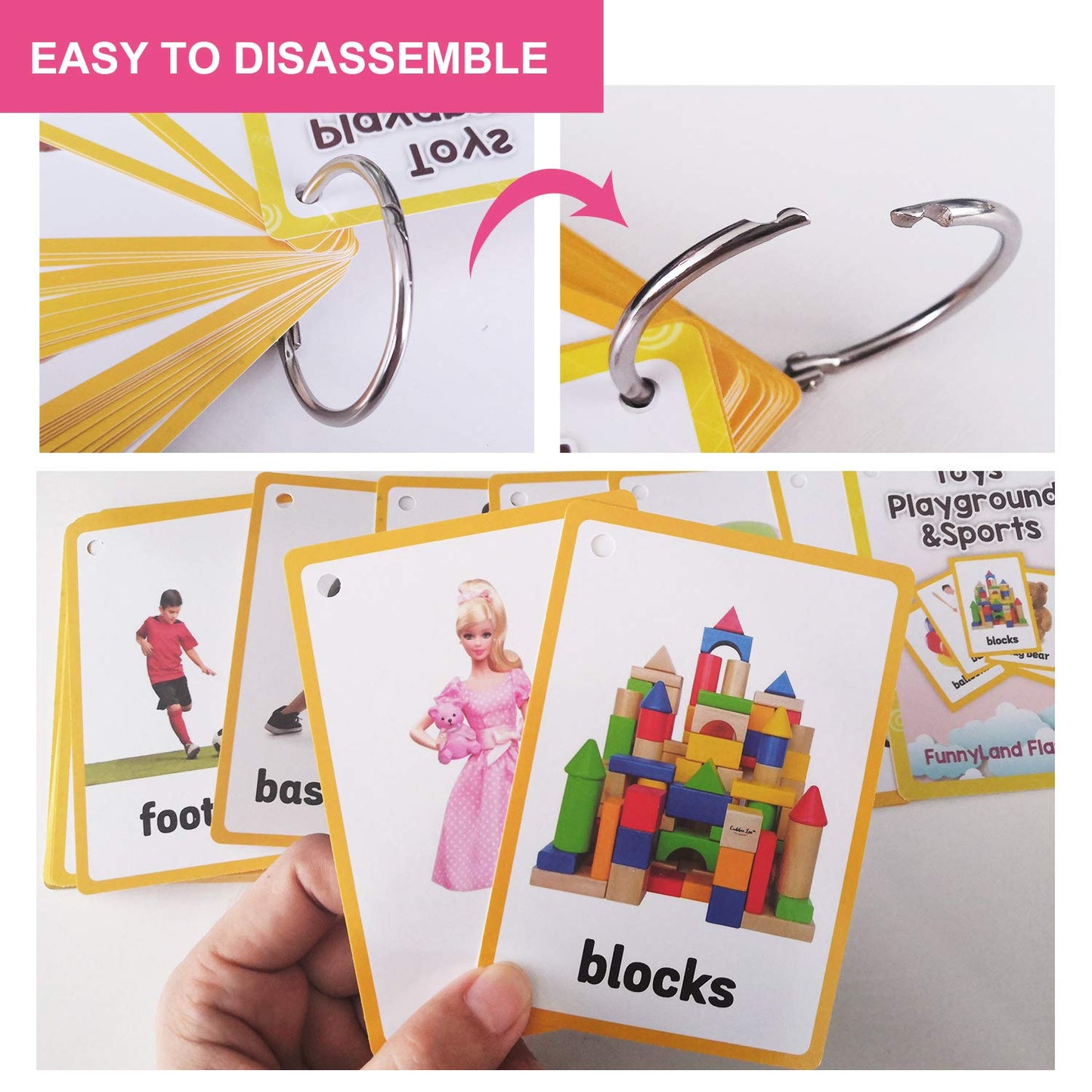 26Pcs/Set Toys/Playground/Sports Kids Gifts English Flash Cards Pocket Card Educational Learning Baby Toys For Children Pre-Kindergarten
