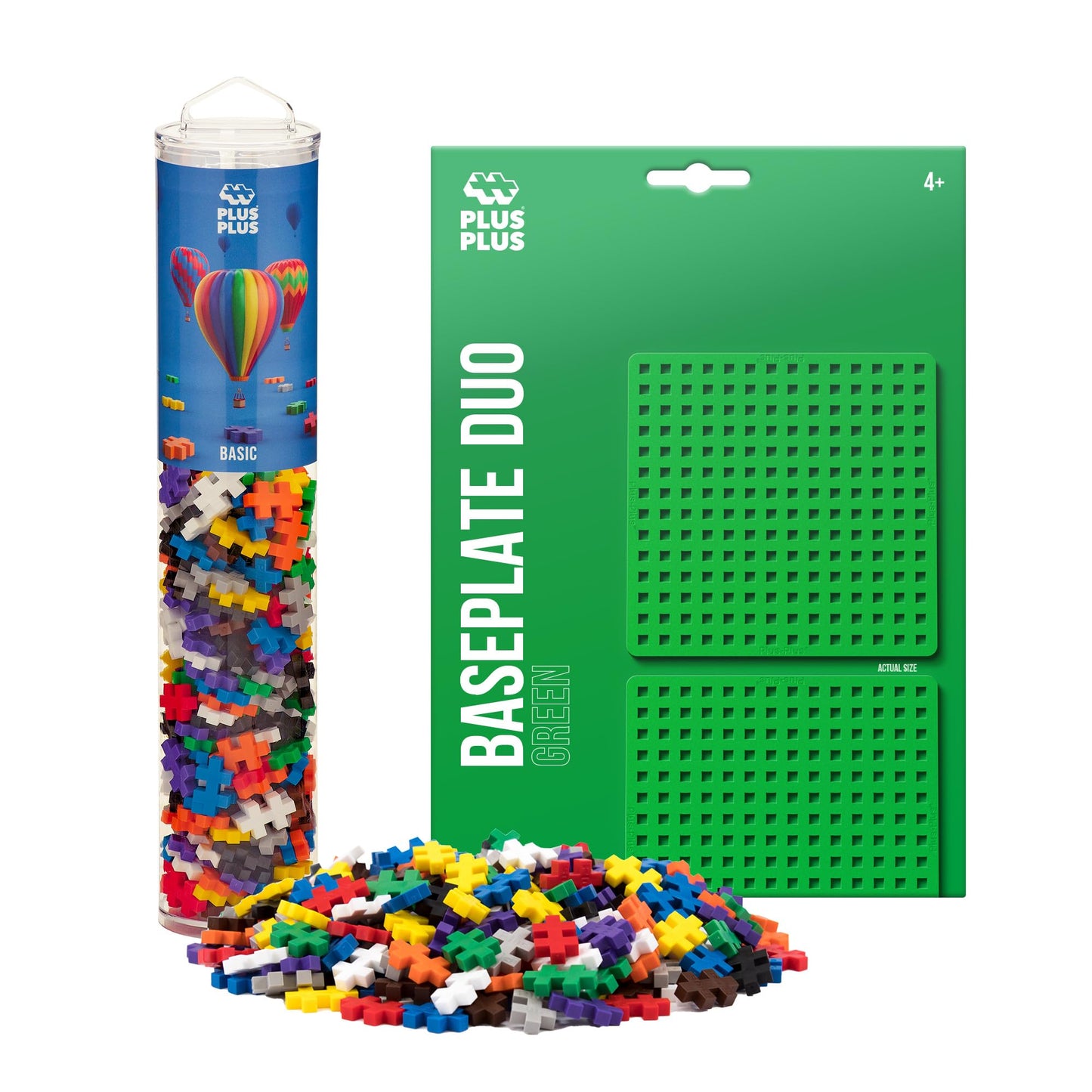 PLUS PLUS 240 Piece Interlocking Building Blocks - Basic Mix, Plastic, STEM Toys, Model RS_BB0101