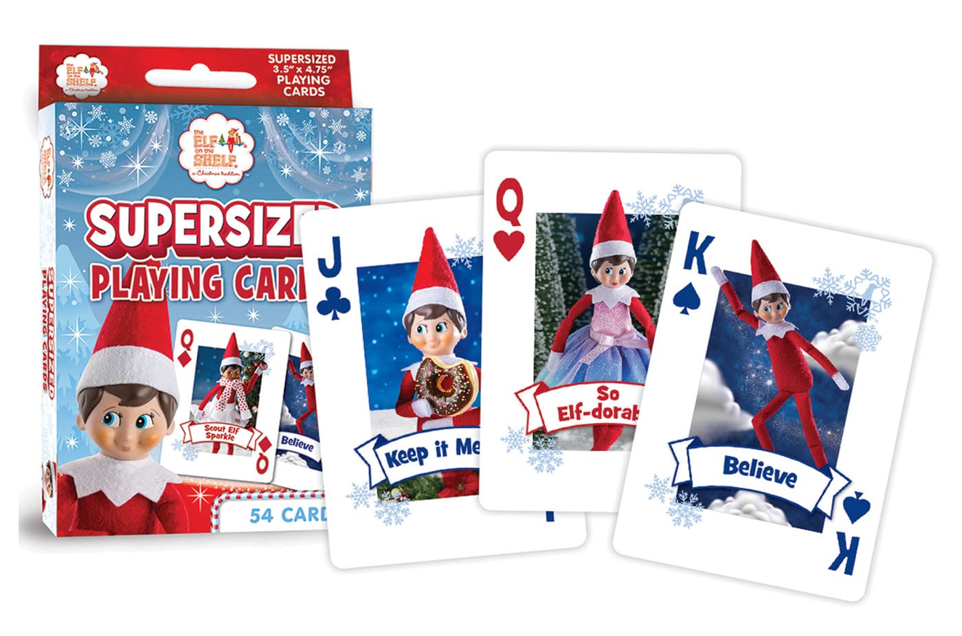 Elf On The Shelf Supersized Playing Card