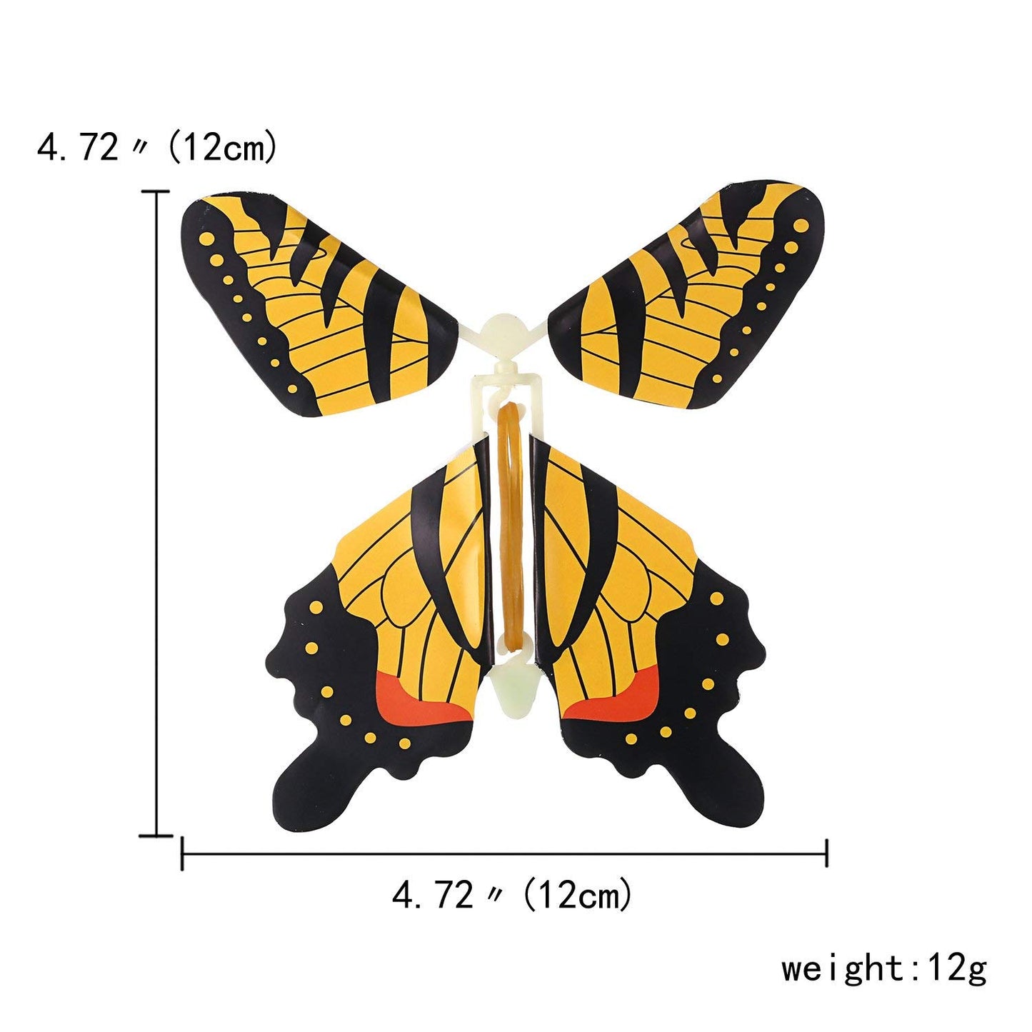 Bfy Magic Flying Butterfly Wind Up Toys For Card, Gag Gifts For Kids Great Surprise Colorful Butterfly In Book Greeting Card Boo