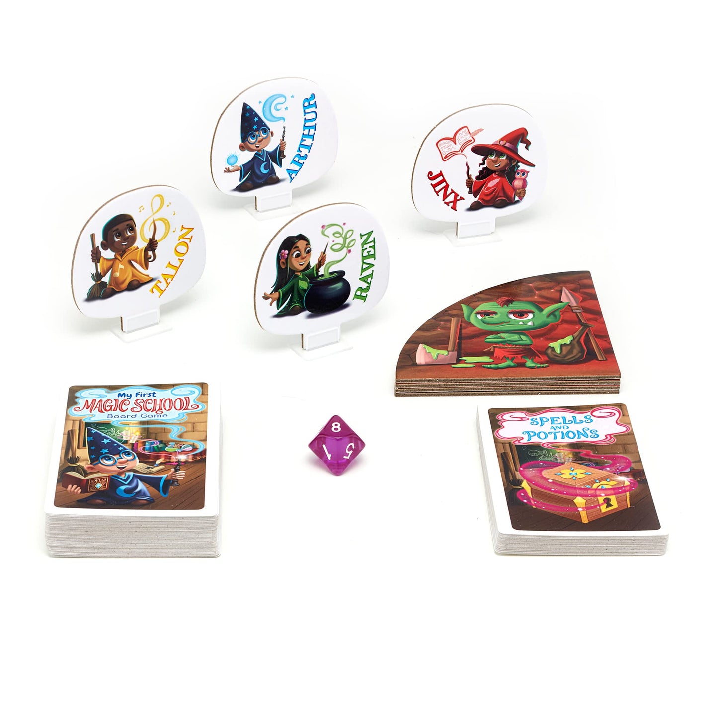 Jumping High Fives My First Magic School Board Game - A Magical Wizard Adventure Game For Kids Ages 5 And Up, Learn New Skills While Casting Spells And Racing Across The Enchanted Grounds