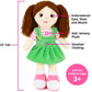 Playtime By Eimmie 14' Soft Baby Doll For Girls (Allie) - Plush Rag Doll For Toddlers & Infants, Washable Stuffed Toy With Sensory Fabric Body - Great For Baby Showers, Birthdays & Special Occasions