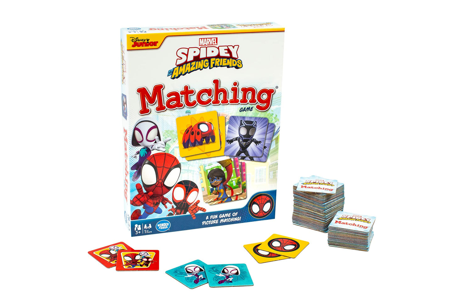 Wonder Forge Marvel Spidey & His Amazing Friends Matching | Build Focus And Memory With Fun Superheroes | Features Favorite Marvel Characters | Ages 3+