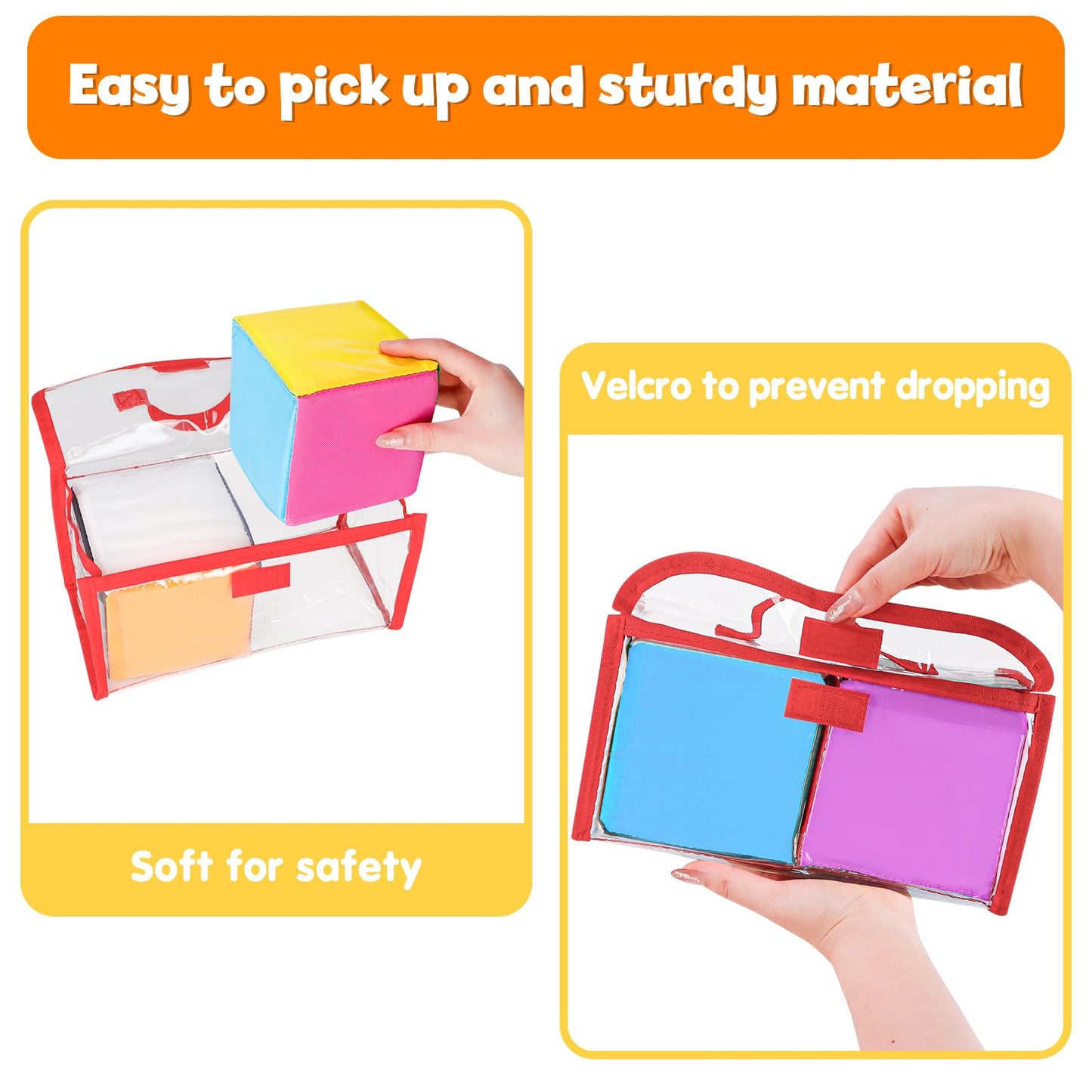 Godery Diy Education Playing Game Dice, Pocket Cubes For Teaching (Set Of 2)