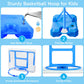 Shylizard Kids Toy Gift For 3 4 5 6 7 8 Years Old, Kids Basketball Hoop Adjustable Height 3.5Ft-6.2Ft, Mini Basketball Hoop For Boys Girls, Basketball Goal Toys Outdoor Indoor Game Gifts(Blue)