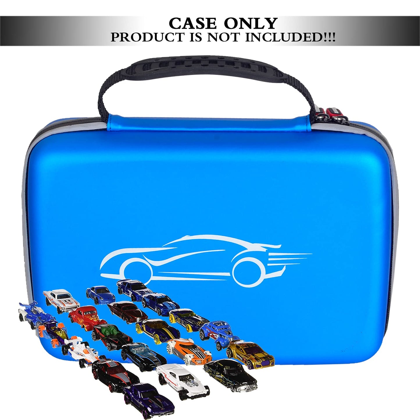 Btopcase Hard Eva Protective Carrying Storage Case For Hot Wheels 20-Car Pack,Hot Wheels 24-Car Pack, Matchbox Cars Case