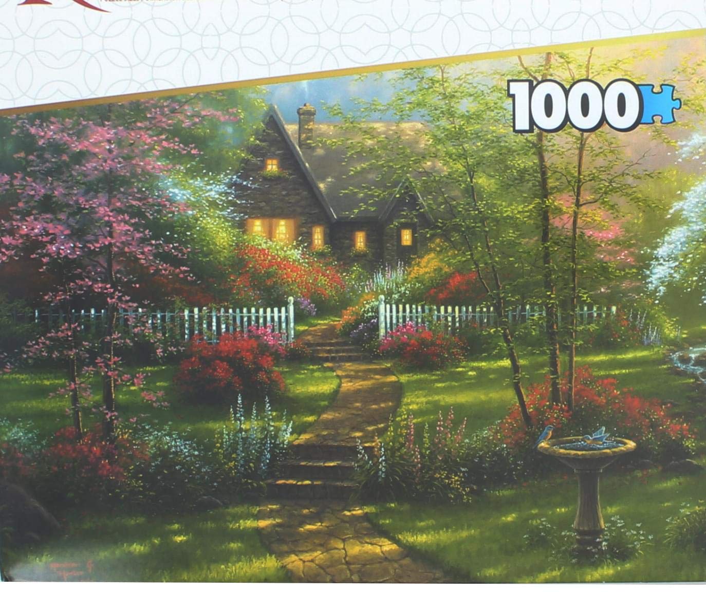 Keepsakes 2 Puzzles 1000 A Country Welcome & Dogwood Cottage