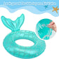 Moko Inflatable Swimming Ring, [2 Pack] Children Cute Pool Float Tube Decorations Swim Tubes Outdoor Pool Beach Water Floats Party Supplies Kids Floaties, Rose Gold & Blue