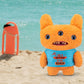 Fuggler Vacay Vibes By Zuru, Funny Ugly Monster, Plush, Collectible, Toy (Reek-O - Orange)