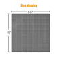 8 Pack Peel And Stick Baseplates, Stickers Baseplates, Compatible With All Major Brands - 10 Inch X 10 Inch (8 Gray)