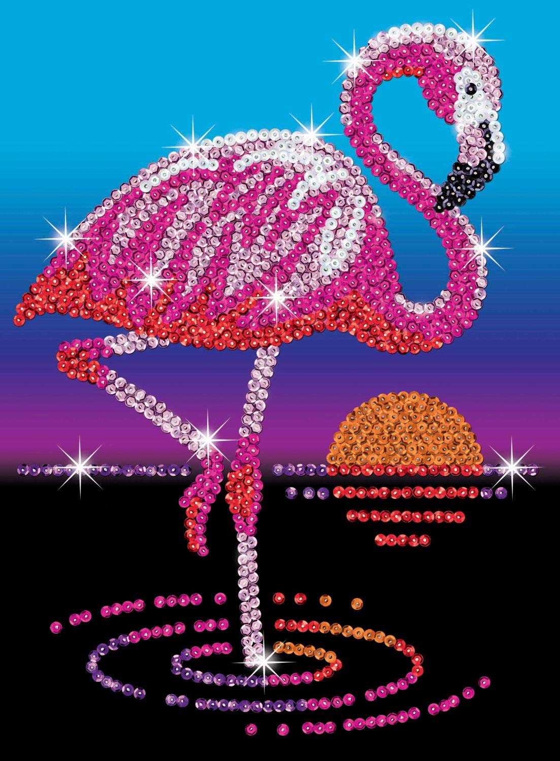 Sequin Art Red Frankie The Flamingo Sparkling Arts and Crafts Kit