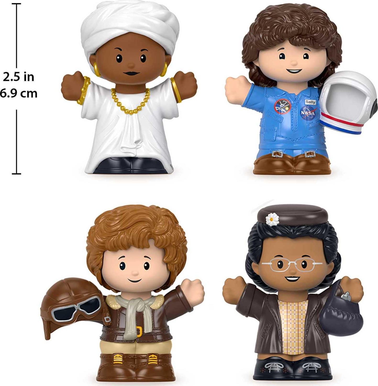 LITTLEPEOPLE COLLECTOR Little People Inspiring Women Set, 4 Figures, Multicolor, Plastic, Model HBT94
