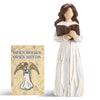 Siguejor Hand-Painted Resin Sculpture - Book Lover'S Gift | Perfect For Graduates, Students, Teachers, And Caregivers | Unique L