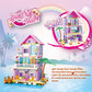 Pusiti Seaside Villa Building Set 573 Pieces Toys For Girls Building Blocks House Toys Beach Villa Construction Toys Holiday Cottage Bricks Toys For Girls Age 6+