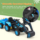 Mellcom Ride On Excavator, 12V Excavator Ride On Toy With Detachable Trailer, Electric Car With Remote Control, Kids Car With Di