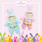 June Garden 9'' My First Doll Olivia - Soft Plush Bunny Baby Doll - Easter Gift For Infants And Toddlers