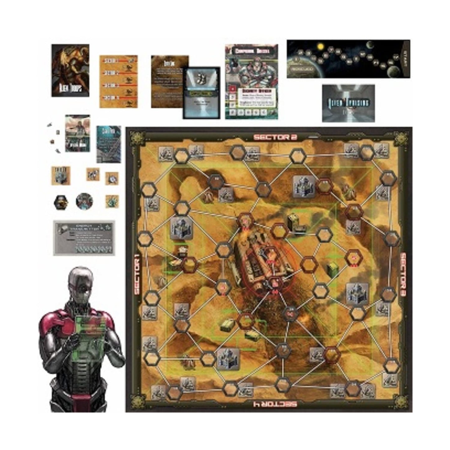 Mr.B Games Alien Uprising Board Game