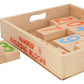 Skillofun Wooden Number Blocks, Multi Color