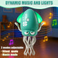 Magic Dancing Octopus Toy  Smart Tentacle Explorer  Wiggly Wonder Interactive Fun Octopus  Crawling Dancing Automatic Obstacle Sensor Toys  Crazy 8-Leg Wiggly Robotic with Music (Green)