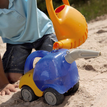 HABA Sand Play Tanker Truck and Funnel: Ultimate Kids Beach Toys, Sandbox Toys, Construction Toys, Toy Trucks, Sand Box Toys, Ki